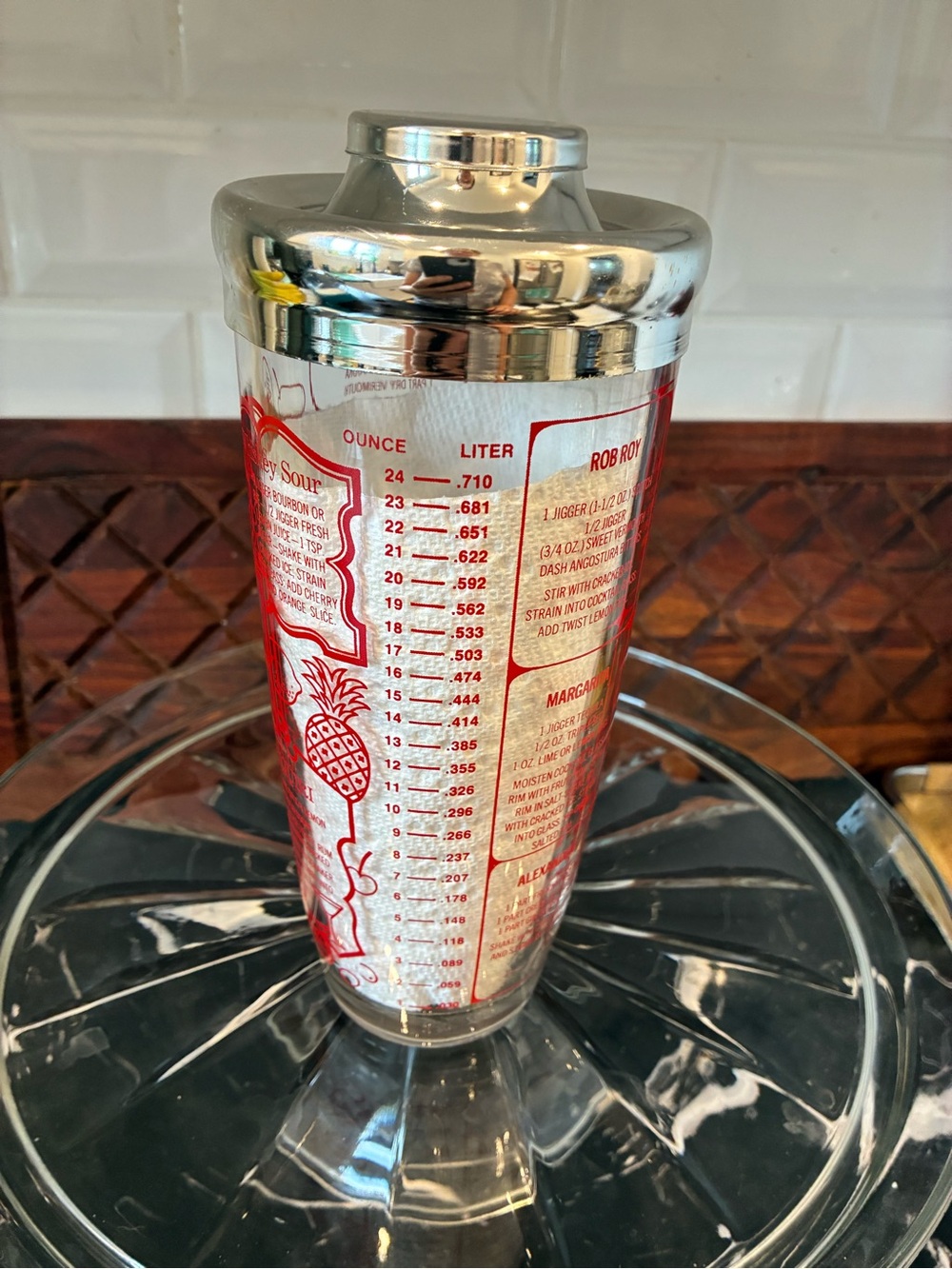 Vintage Irvinware Cocktail Shaker – 24 oz / 710 ml – Mid Century Barware